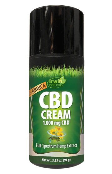 Irwin Naturals - CBD Cream +Arnica 1000mg CBD