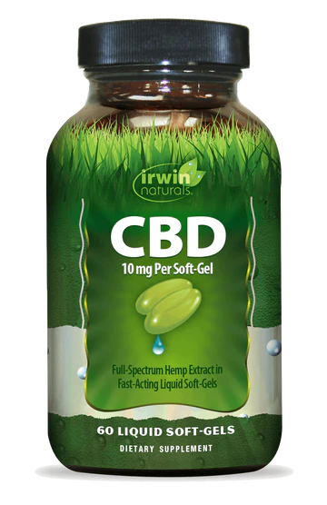 Irwin Naturals - CBD (10MG PER SOFT GEL)