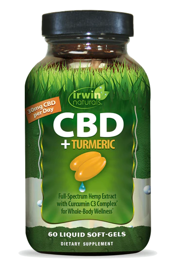 Irwin Naturals - CBD +Turmeric